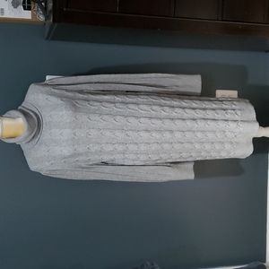 NWT PEYTON & PARKER Cable Knit Turtleneck Maternity Sweater Dress Size XL